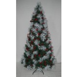 Wholesale Realist Artificial Christmas Tree with String light Multi Color LED Decoration (7SXA)