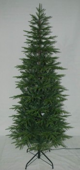 批发现实主义人工圣诞树与字符串光多颜色led装饰(AT1006)