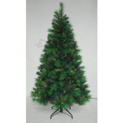 Künstlicher Weihnachtsbaum des Großhandelsreals mit mehrfarbiger LED Dekoration des Schnurlichtes(AT1011)