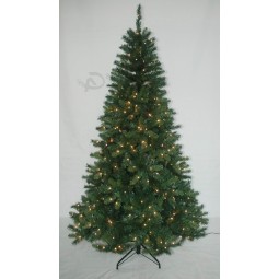 Wholesale Realist Artificial Christmas Tree with String light Multi Color LED Decoration (AT1024)