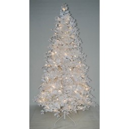 árbol de navidad artificial realista al por mayor con la decoración llevada multi del color de la secuencia de la luz(AT2024)