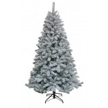 Wholesale Good Price Flocked Artificial Tree with LED Light Chain (SU093)