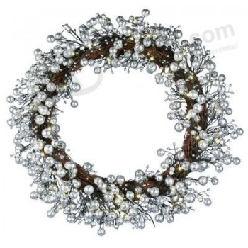 Wholesale 24in. Golden Starlite Creations Wreath with Batteris Operating 48 LEDs (MY255.259.00)