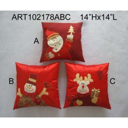 Wholesale Holiday Home Decoration Christmas Pillow, 3 Asst-Christmas Decoration