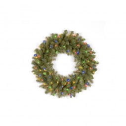 Wholesale The Cheerful Douglas Fir Christmas Wreath with Its 50 Multi Color LED Lights (MY310.256.00)
