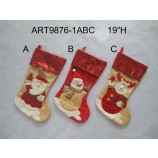 Groothandel sparkle christmas stocking-Kerstdecoratie