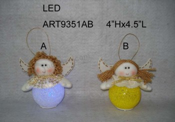 Atacado decoração de natal eva iluminação angel-2asst.