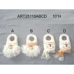 Wholesale Christmas Decoration Holiday Doorknob Gift-4asst