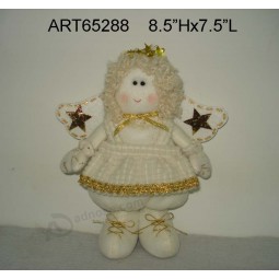 Wholesale Standing White and Gold Christmas Home Decortion Toy