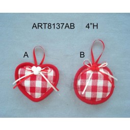 Wholesale Christmas Decoration Tree Fabric Ornaments-2assorted