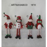 卸売ポンポン脚のクリスマスの装飾の贈り物-4asst