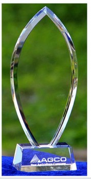 Trofeos de resina personalizados de alta-Trofeo de cristal creativo del modelo del trofeo del premio de la taza de cristal del grado
