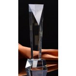 Aangepaste ontwerp kristallen beker prijs trofee model creatieve metalen trofee