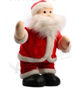 дешевый пользовательский Санта-Клаус/мягкий/плюшевая игрушка для рождества