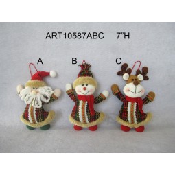 도매 산타 눈사람 사슴 크리스마스 트리 장식품