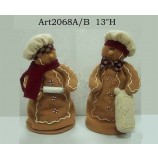 Wholesale Bunching up Gingerbread Christmas Home Decoration-2asst