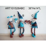 Wholesale Big Standing Christmas Decoration with Gift-3asst