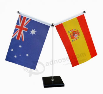Vente en groS auStralie table top drapeau drapeau de table du Monde