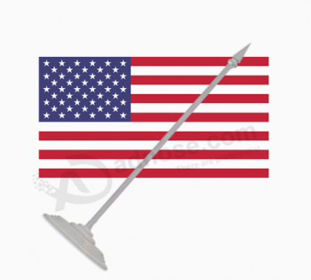 Bandiera nazionale Su ordinazione del tavolo delle bandiere dello Scrittorio del paeSE degli Stati Uniti