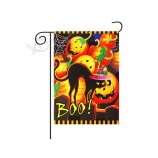 Wholesale Cheap Double Side Printing Halloween Garden Flags with high quality and any size