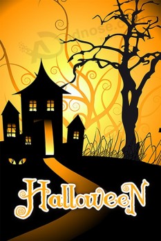 Halloween-GartenFlaggege deS kundenSpezifiSchen DruckfeStivalS dekorative/Banner zu verkaufen