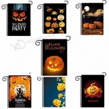 Halloween Flag Hallowmas Party Home Decor Hanging Polyester Garden Banner Halloween Decoration 45cmx30cm with high quality and any size