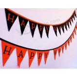 Wholesale customized high quality felt Halloween banner /flag /felt party banner flag / garland with high quality and any size