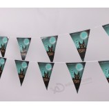 Custom made decorative flags print happy halloween flags with high quality and any size