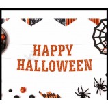 Wholesale Custom Stylish Sparkly Glitter Halloween Banner with high quality and any size