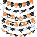 Custom Logo Halloween flag Happy Halloween bunting flag decorative banner with high quality and any size