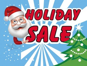 Factory Wholesale Customized high-end Polyester Blank christmas flags Car Window Flags christmas decorations