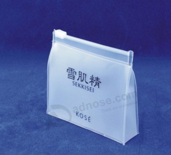 フタレートフリーの小さな透明な防水ジッパー化粧品pvc袋の旅行袋/ハンドバッグ