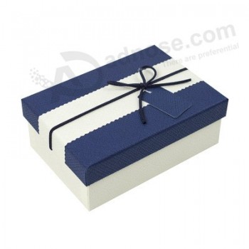 Custom Print Customized Christmas Gift Box black paper packing gift box