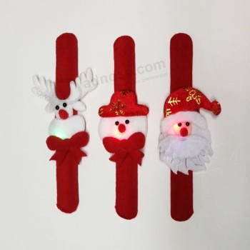 LED Christmas gifts of bracelets with Santa Claus, snowman and reindeer
