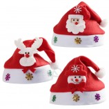 FourniSSeur de porcelaine vente chaude feutre chapeau de Noël avec une qualité Super