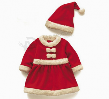 Hot sale christmas dress cute baby christmas clothing for children