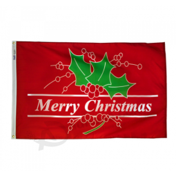 Bandera impresa aduana de alta calidad del poliéster para la Navidad