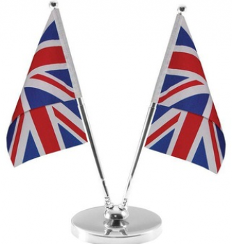 Low MOQ Printed UK Table Flag with Stand