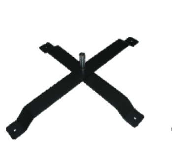BaSe de croix de fer de Manteau de poudre pour le drapeau de pluMe