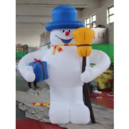 圣诞装饰充气雪人巨人带领雪人