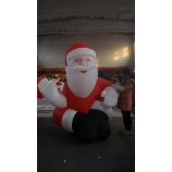 Advertising inflatable christmas old man for indicate direction with high quality and any size