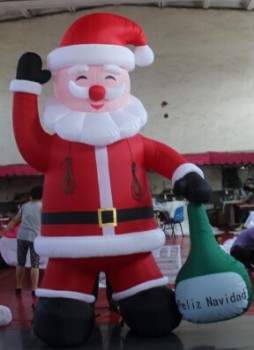 Custom Outdoor decoration giant inflatable 3m christmas man for sale