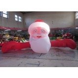 2024 custom good quality Christmas cartoon man inflatable santa claus