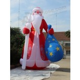 Wholesale custom good quality 6m Christmas man inflatable santa claus with high quality and any size