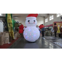 厂家直销热卖大充气雪人，充气圣诞装饰
