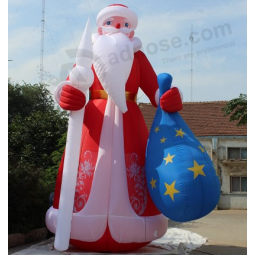 Papai Noel inflável feito Sob encoMenda da fábrica coM ventilador