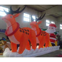 High Quality Christmas Inflatable Santa Ride Model