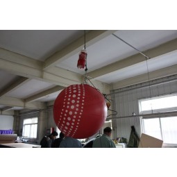Factory customized good quality colorful shining ballon inflatable for Christmas 
