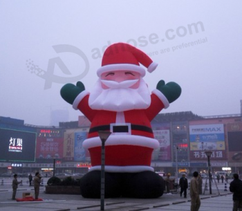Custom Design Large Square Inflatable Christmas Santa Claus