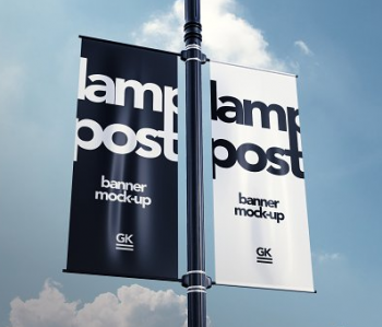 Custom Printing Street Advertising Rectangle Pole Banner